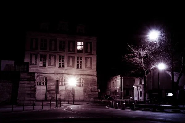 Versailles night sculpture monument — Stock Photo, Image