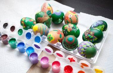 Stil, Boyama, Rus, paskha Paskalya yortusu yumurta