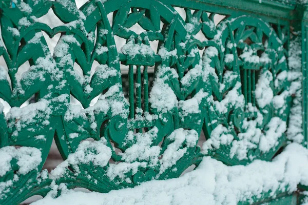 Straßburg Und Velo Schnee Wintermorgen — Stockfoto