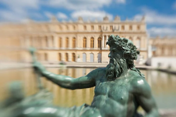 Gelios, Helios, Versailles parc building palace and statues — Stock Photo, Image