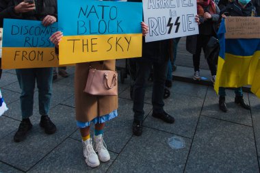 Strasbourg Ukrayna 'ya karşı, 26 Şubat 2022, Putin' e karşı, Kleber