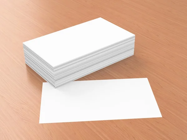 mockup - boş kartvizit şablonu