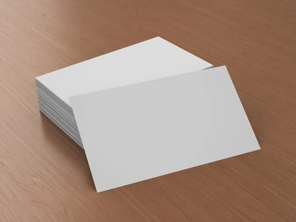 Business cards blank mockup - template — Stock Photo, Image