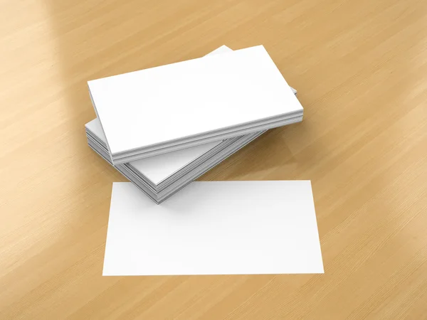 Business cards blank mockup - template — Stock Photo, Image
