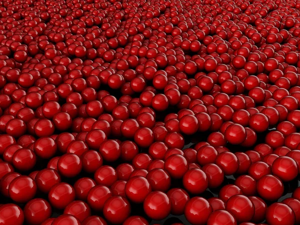 Vermelho bolas fundo — Fotografia de Stock