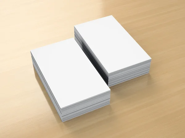 Business cards blank mockup - template — Stock Photo, Image