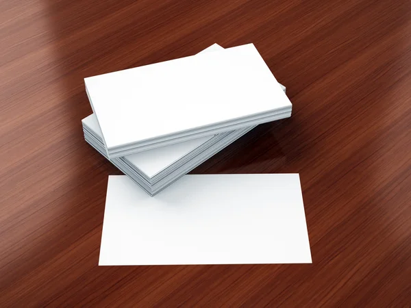 Business cards blank mockup - template — Stock Photo, Image