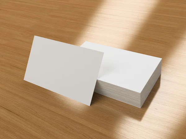mockup - boş kartvizit şablonu