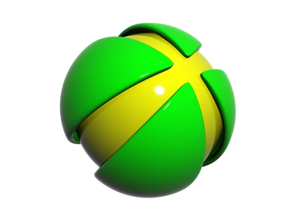3D-Logo — Stockfoto