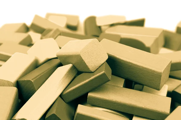 Wooden building blocks — Stock Photo, Image