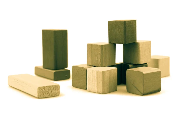 Дерев'яні блоки — стокове фото