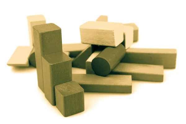 Drewniane bloki — Zdjęcie stockowe