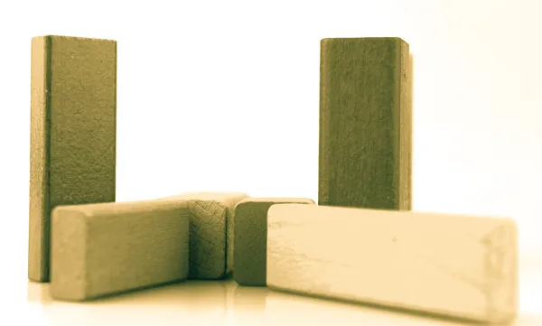Drewniane bloki — Zdjęcie stockowe