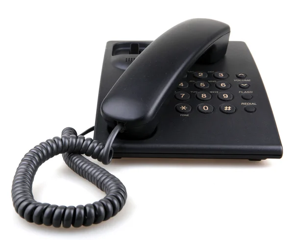 Telephone isolated over white background — Stock Photo, Image