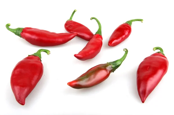 Rode chilipepers — Stockfoto