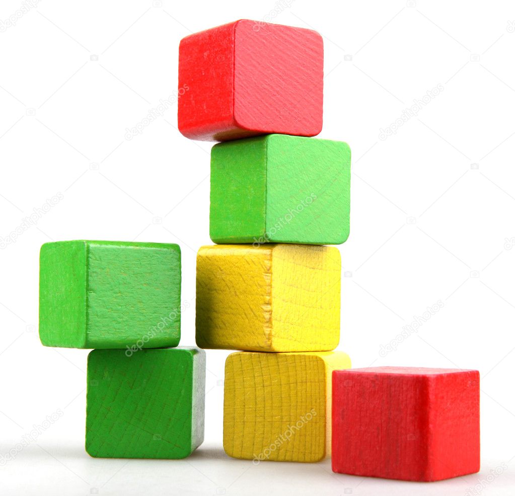 Column of building blocks