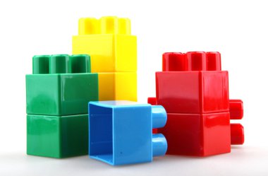 plastik oyuncak blokları