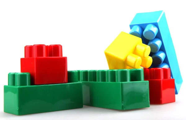 Spielzeugklötze aus Kunststoff — Stockfoto