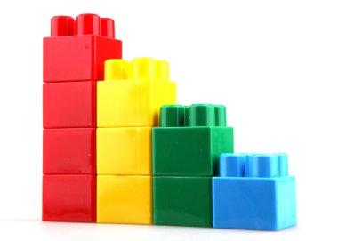 plastik oyuncak blokları