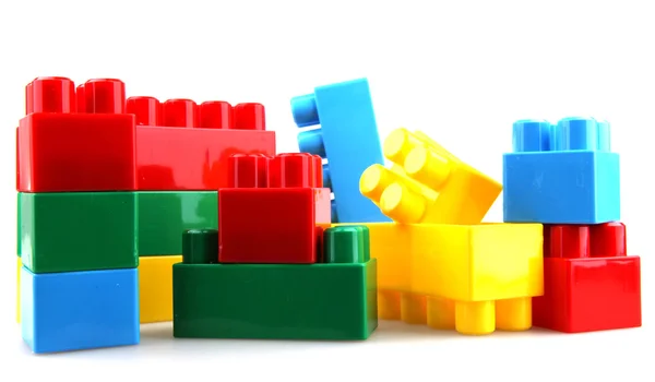 Plastic toy blocks — Stock Photo, Image