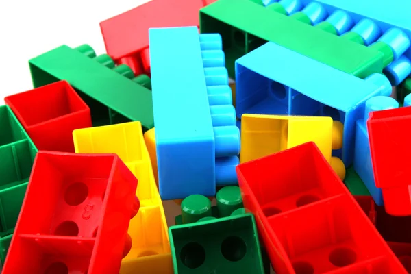 Plastic building blocks — Stock Photo, Image