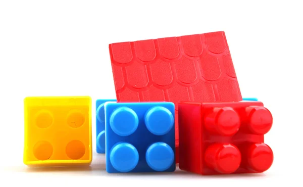 Plastic building blocks — Stock Photo, Image