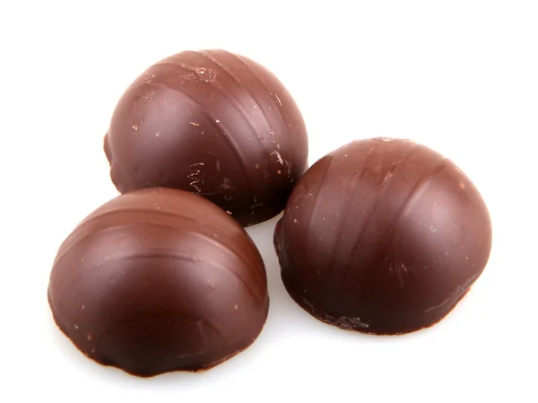 Csokoládé elszigetelt fehér alapon — Stock Fotó
