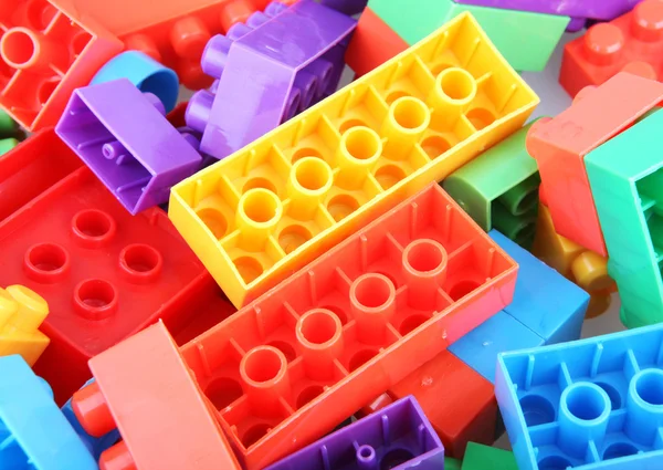 Bloques de construcción de plástico —  Fotos de Stock