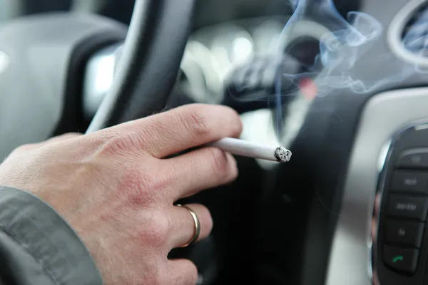 Ban smoking in all vehicles Stock Picture