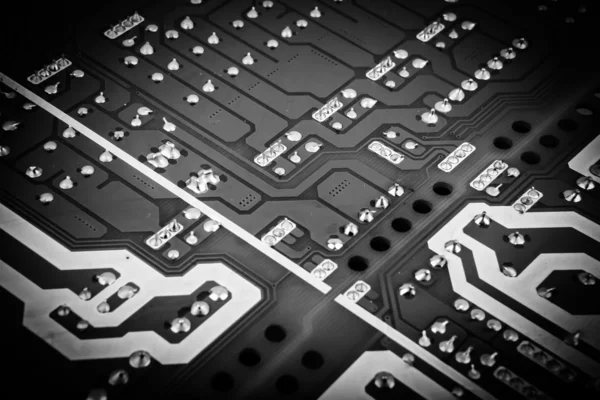 Close-up of electronic circuit board — Stock Photo, Image