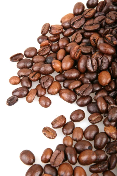 Coffee beans isolated on white — Stock Photo, Image