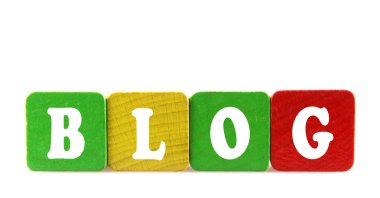 Ahşap yapı taşlarını izole metin