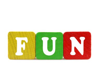 Ahşap yapı taşlarını izole metin