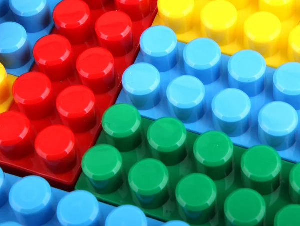 Цвет детских блоков в здании — стоковое фото