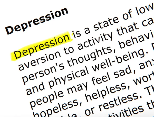 Depresión — Foto de Stock