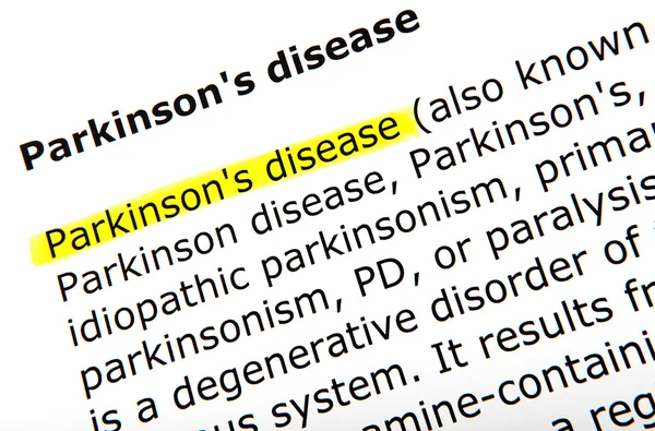 Parkinson's disease — Stock Photo, Image