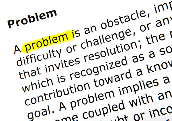 Problem — Stock Photo, Image
