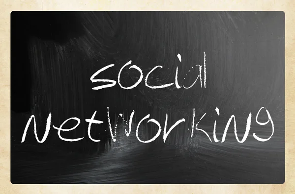 Social media - internet networking concept — Stock Photo, Image