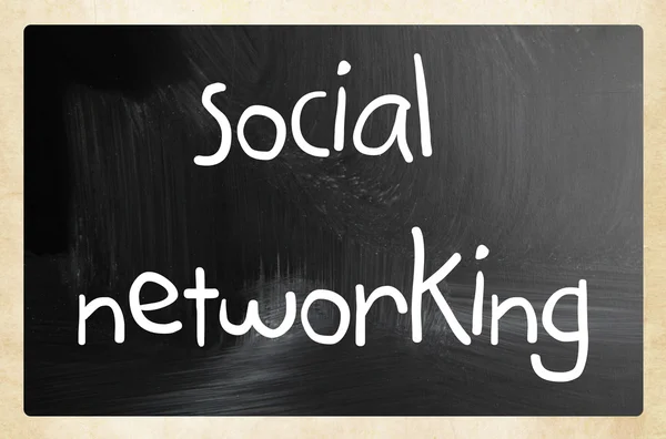 Social media - internet networking concept — Stock Photo, Image