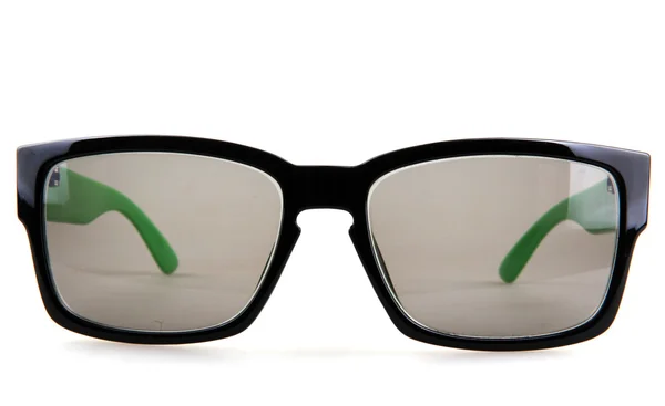 Óculos no fundo branco isolado — Fotografia de Stock