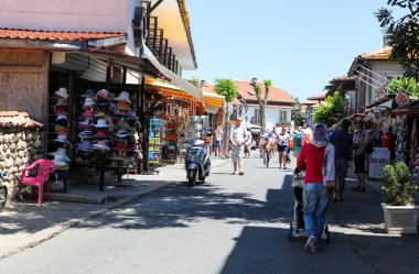 viran eski eski kilise Nessebar, Bulgaristan.