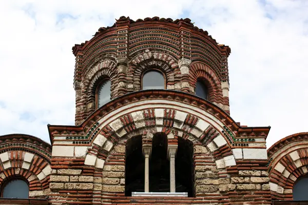 Vista de la ciudad Old Nessebar y el mar, Bulgaria — Foto de Stock