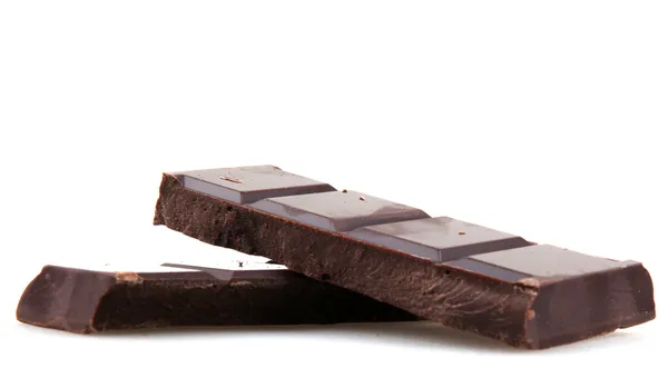 Barre de chocolat noir — Photo