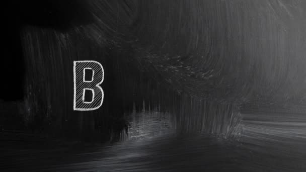 黑板，黑板 — 图库视频影像