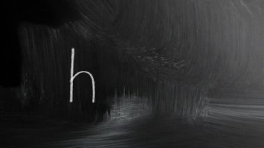 tahtaya tebeşir ile yazılmış html işareti