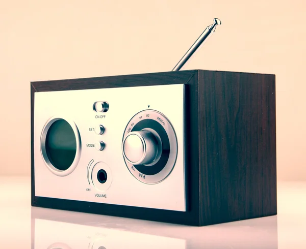 Retro-radio – stockfoto