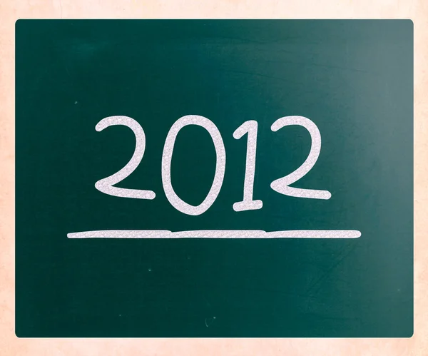 2012 sur tableau de classe — Photo