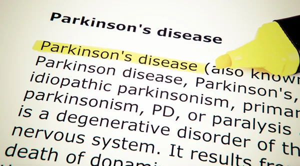 Die Parkinson-Krankheit — Stockfoto