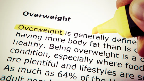 Overweight — Stock Photo, Image