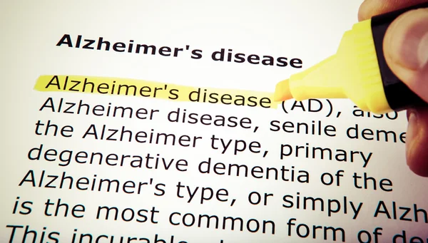 La enfermedad de Alzheimer — Foto de Stock